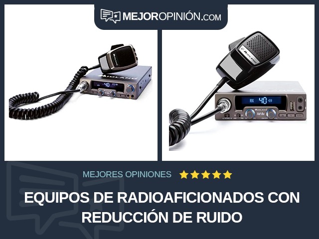 Equipos de radioaficionados Con reducción de ruido