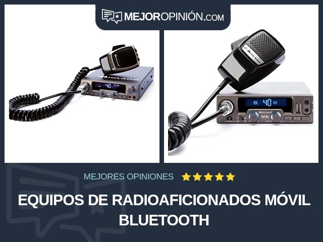 Equipos de radioaficionados Móvil Bluetooth