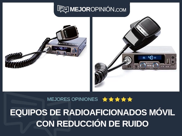 Equipos de radioaficionados Móvil Con reducción de ruido