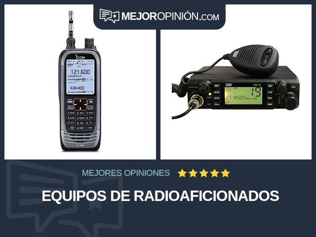 Equipos de radioaficionados