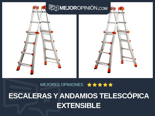Escaleras y andamios Telescópica Extensible