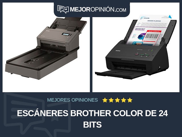Escáneres Brother Color de 24 bits