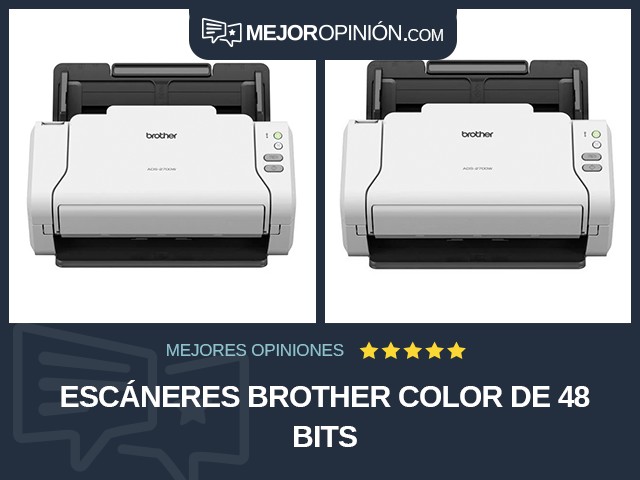 Escáneres Brother Color de 48 bits