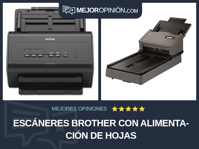 Escáneres Brother Con alimentación de hojas