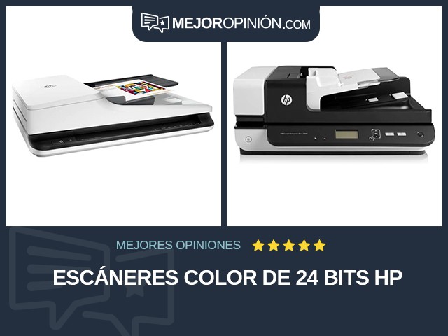 Escáneres Color de 24 bits HP