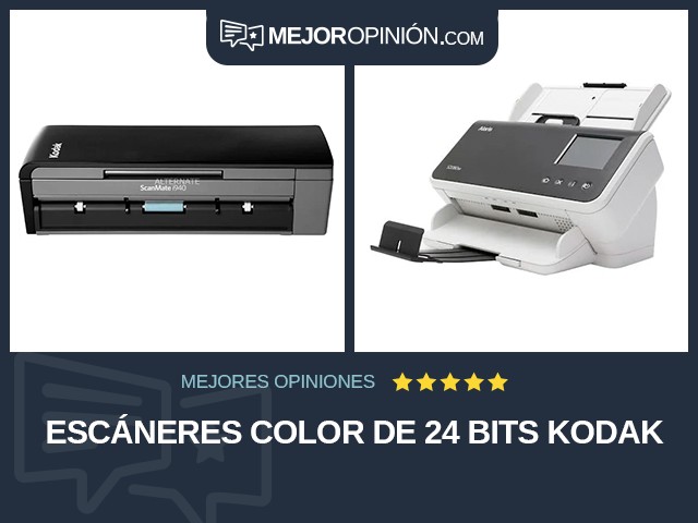 Escáneres Color de 24 bits Kodak