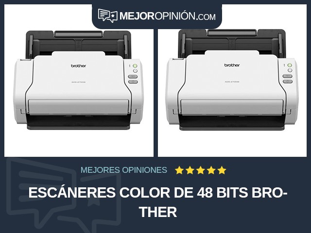 Escáneres Color de 48 bits Brother