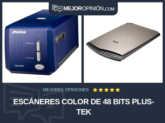 Escáneres Color de 48 bits Plustek
