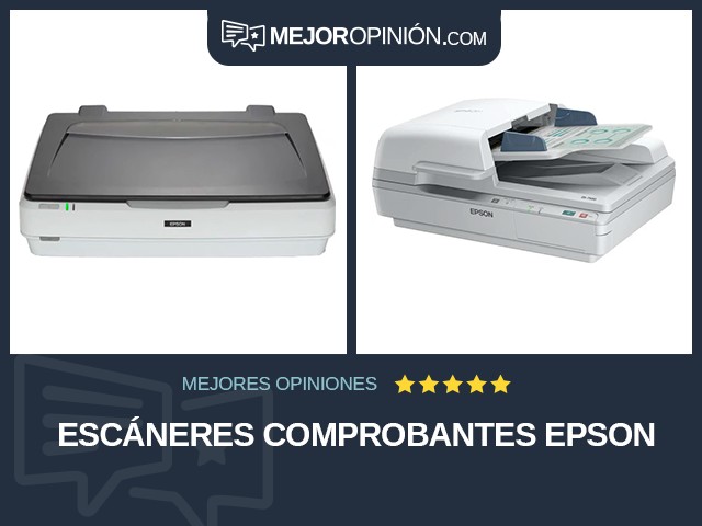 Escáneres Comprobantes Epson