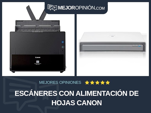 Escáneres Con alimentación de hojas Canon