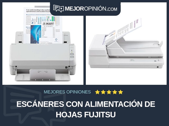 Escáneres Con alimentación de hojas Fujitsu