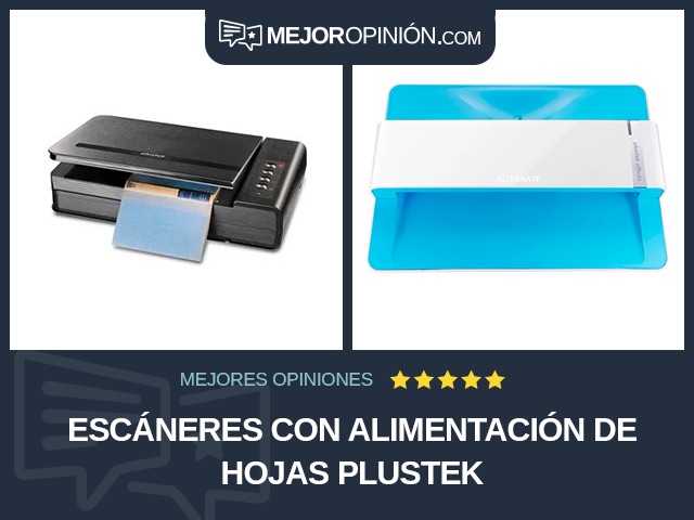 Escáneres Con alimentación de hojas Plustek