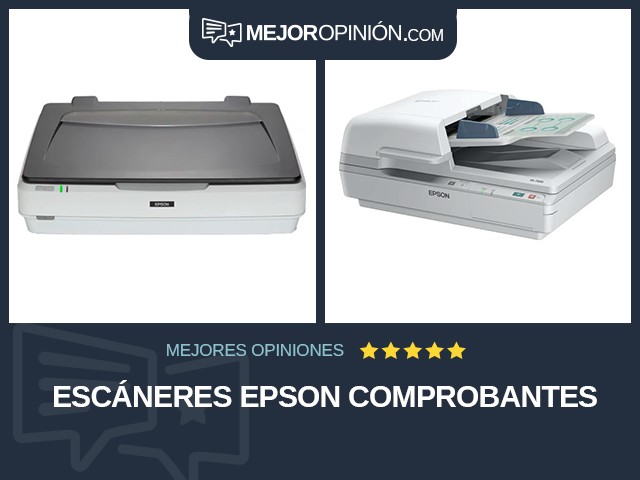 Escáneres Epson Comprobantes