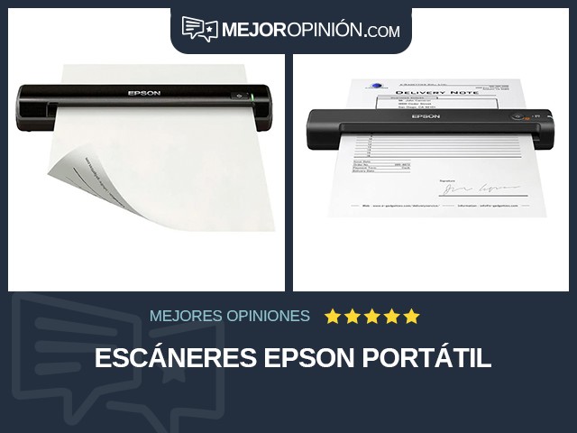 Escáneres Epson Portátil