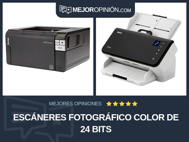 Escáneres Fotográfico Color de 24 bits