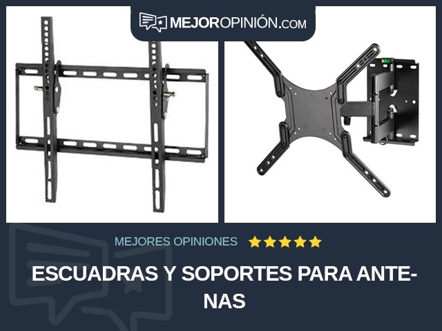 Escuadras y soportes para antenas