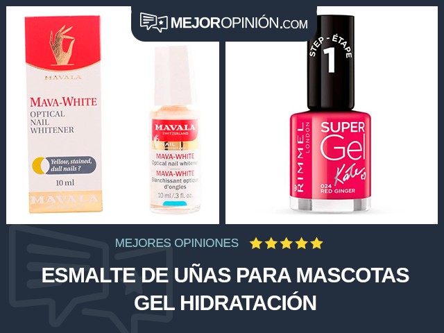 Esmalte de uñas para mascotas Gel Hidratación