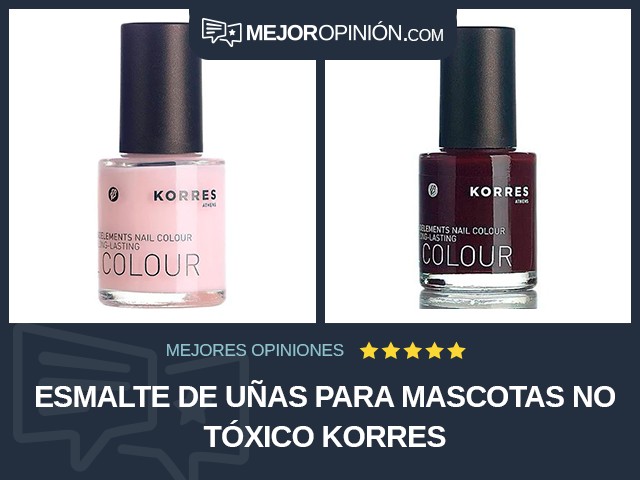 Esmalte de uñas para mascotas No tóxico KORRES