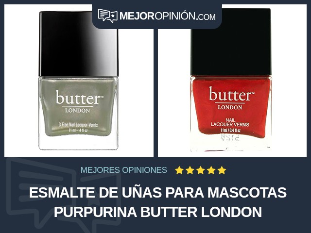 Esmalte de uñas para mascotas Purpurina butter LONDON