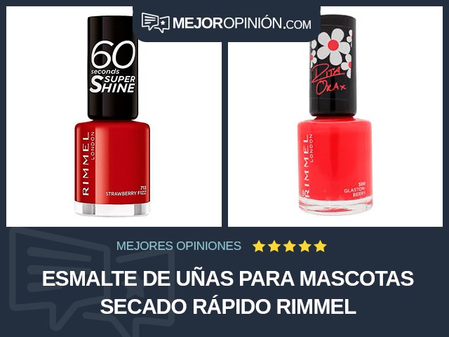 Esmalte de uñas para mascotas Secado rápido Rimmel