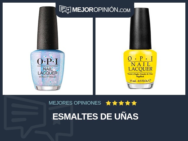 Esmaltes de uñas