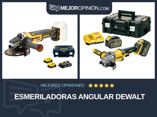 Esmeriladoras Angular DEWALT