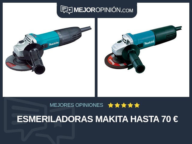 Esmeriladoras Makita Hasta 70 €