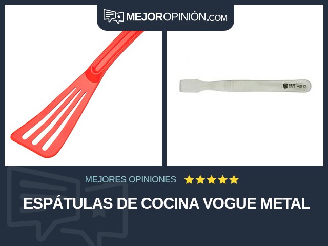 Espátulas de cocina Vogue Metal