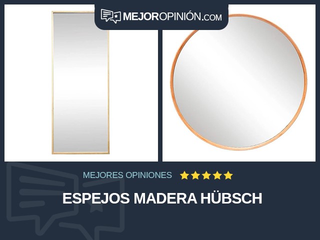 Espejos Madera Hübsch