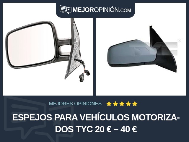 Espejos para vehículos motorizados TYC 20 € – 40 €