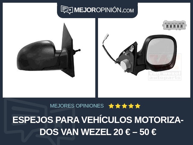 Espejos para vehículos motorizados Van Wezel 20 € – 50 €