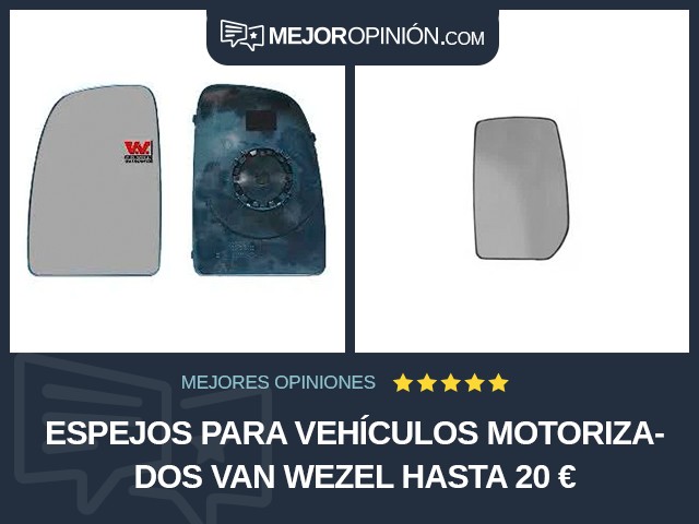 Espejos para vehículos motorizados Van Wezel Hasta 20 €