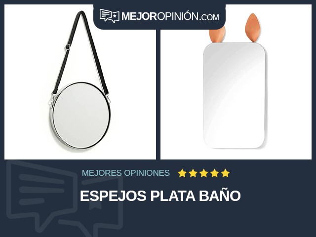 Espejos Plata Baño