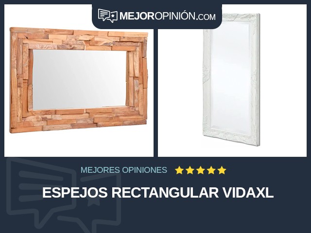 Espejos Rectangular vidaXL