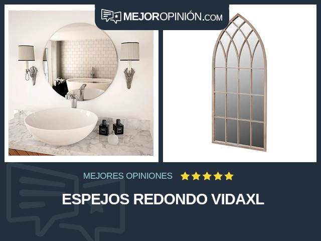 Espejos Redondo vidaXL
