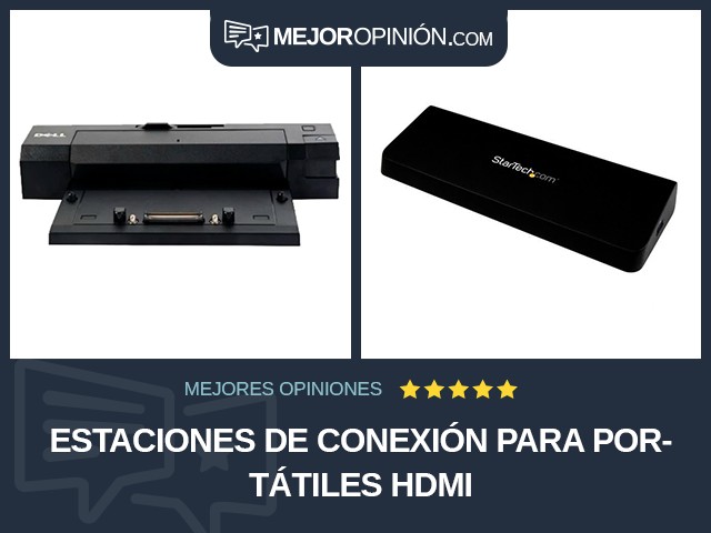 Estaciones de conexión para portátiles HDMI