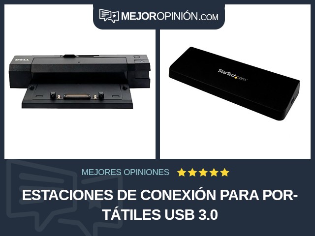 Estaciones de conexión para portátiles USB 3.0