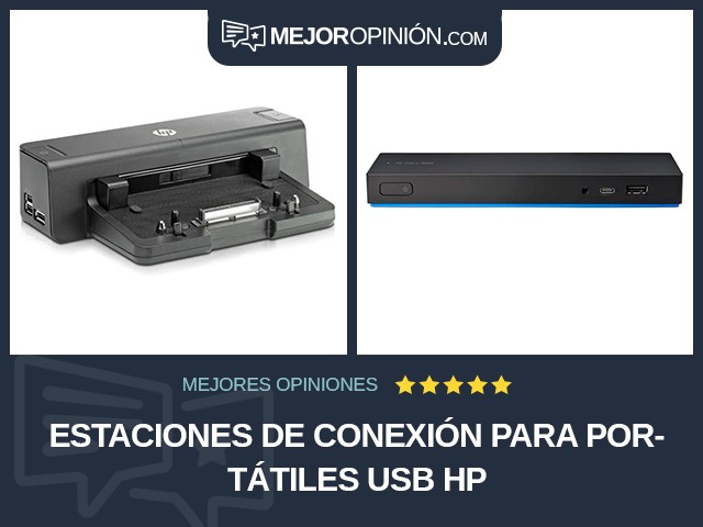 Estaciones de conexión para portátiles USB HP