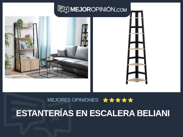 Estanterías En escalera Beliani