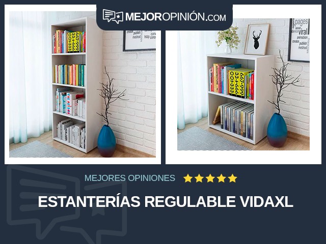 Estanterías Regulable vidaXL