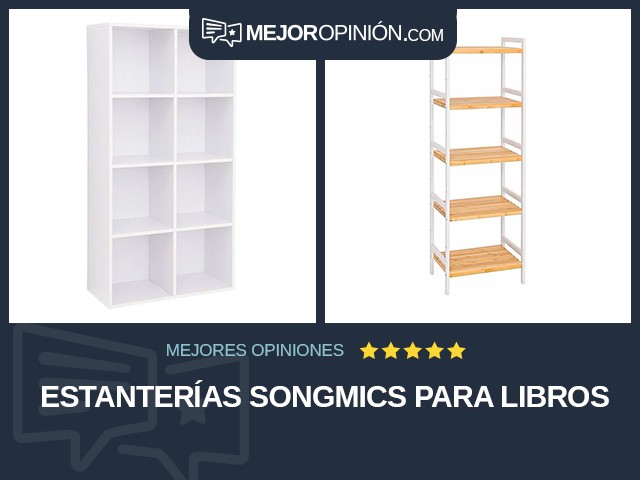 Estanterías Songmics Para libros