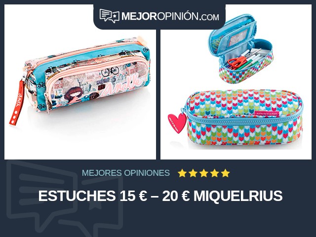 Estuches 15 € – 20 € Miquelrius