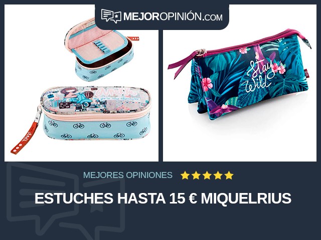 Estuches Hasta 15 € Miquelrius