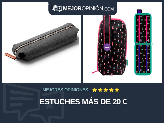 Estuches Más de 20 €