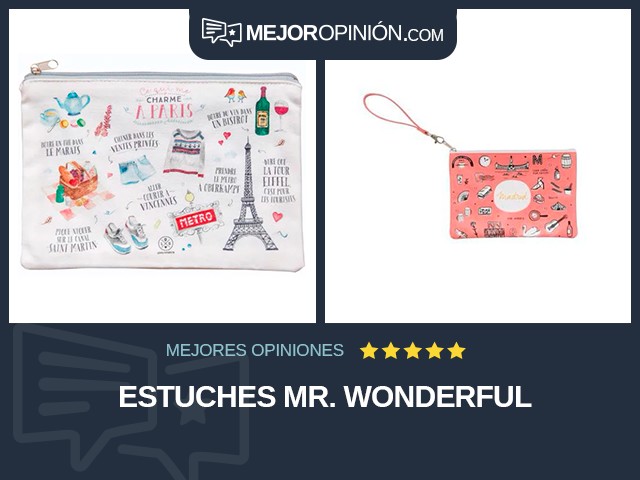 Estuches Mr. Wonderful