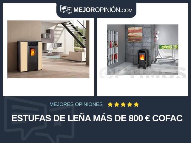 Estufas de leña Más de 800 € COFAC