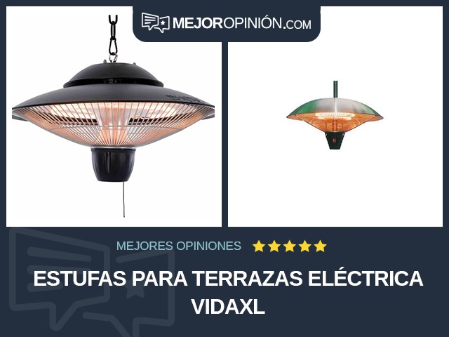 Estufas para terrazas Eléctrica vidaXL