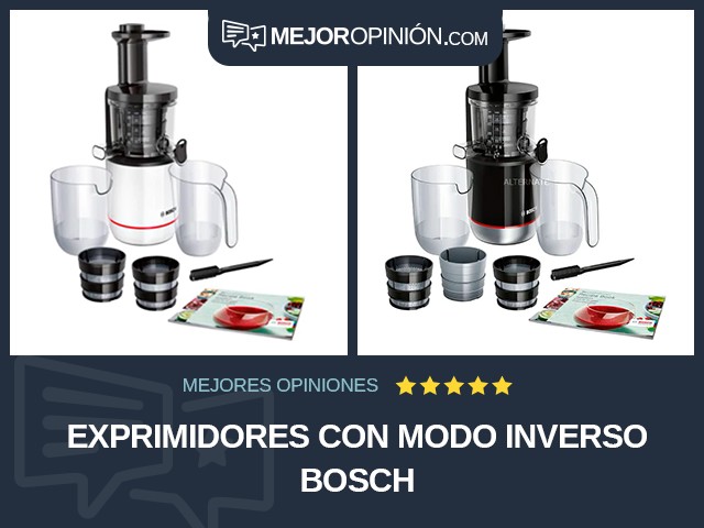 Exprimidores Con modo inverso Bosch