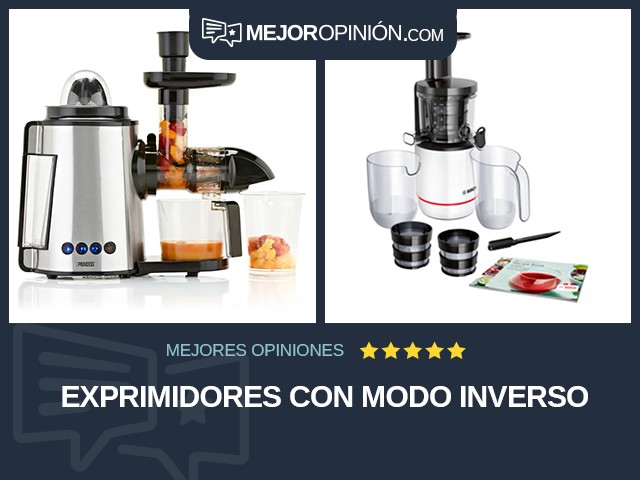 Exprimidores Con modo inverso