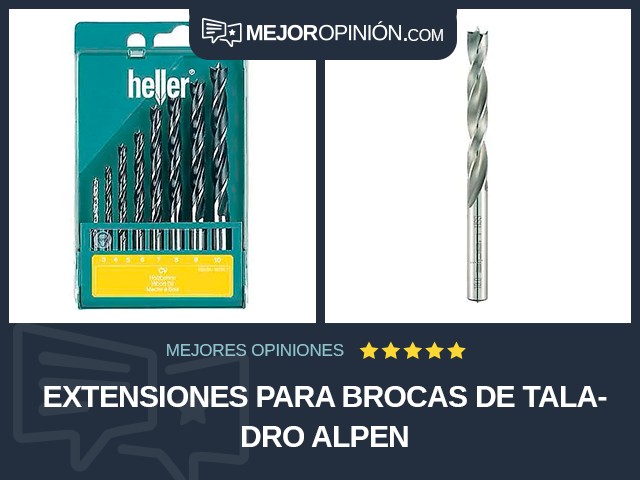 Extensiones para brocas de taladro Alpen